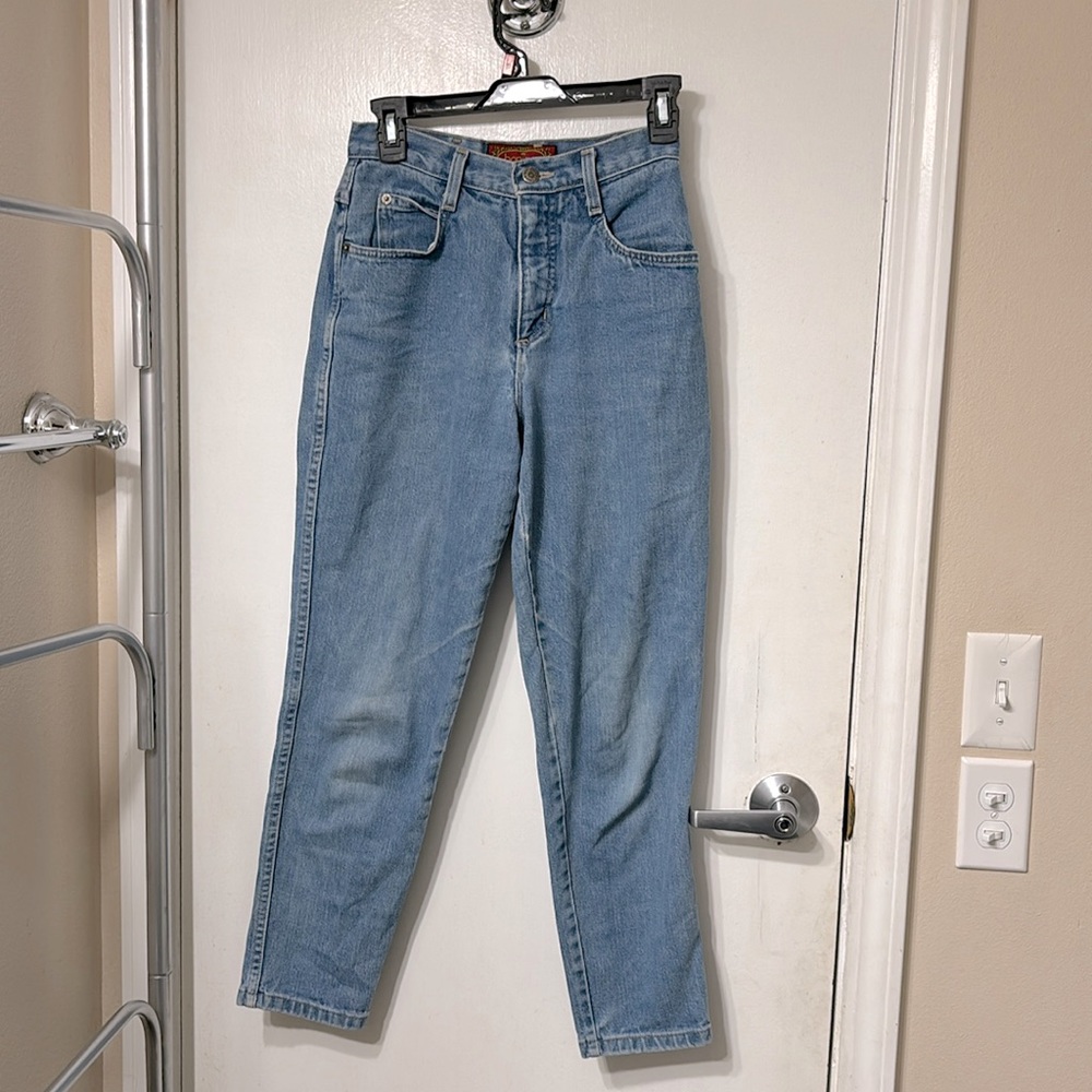 Authentic vintage 80s high waisted jeans